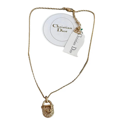 Dior vintage CD necklace