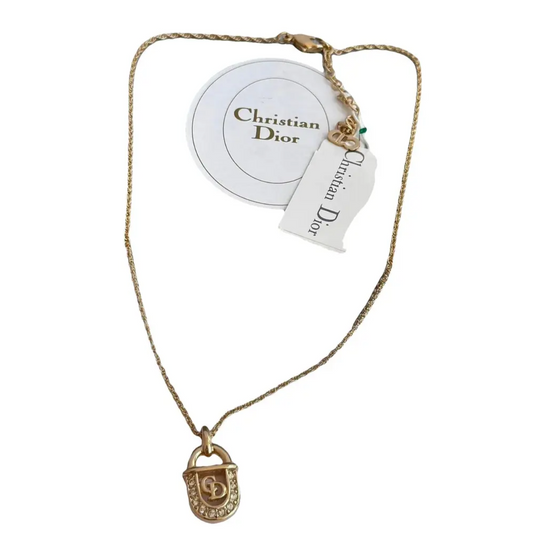 Dior vintage CD necklace