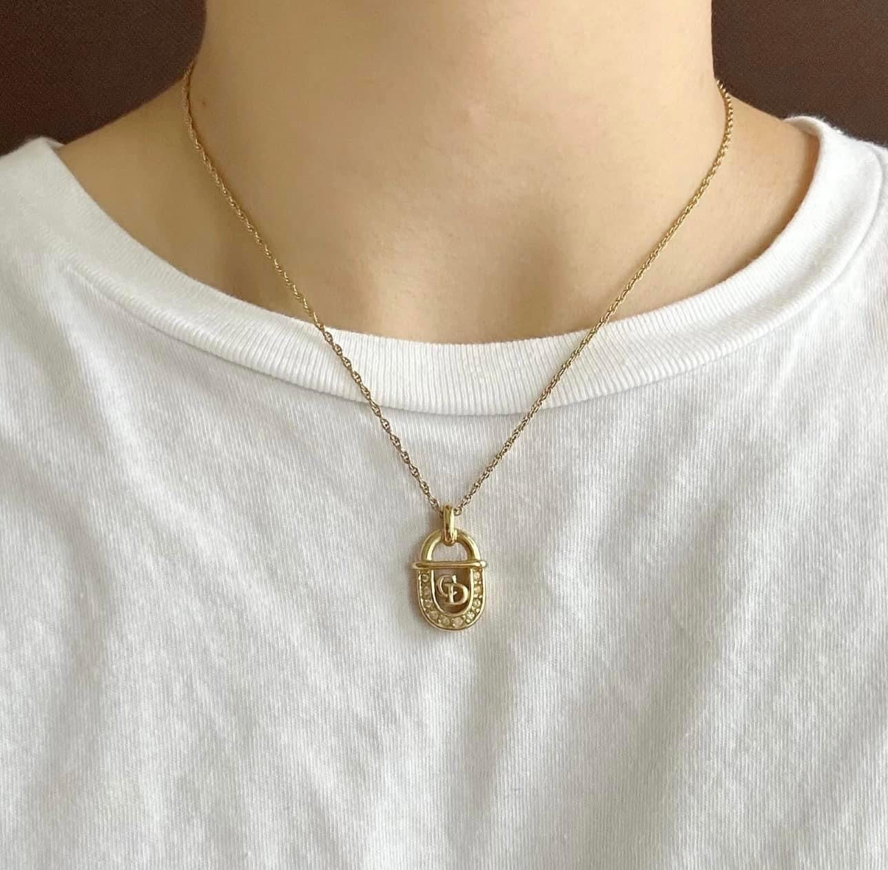 Dior vintage CD necklace Singapore