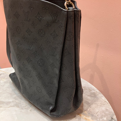 Louis Vuitton Mahina Babylone PM Black Tote 2Way Bag