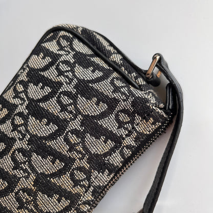 Christian Dior Vintage Oblique One Shoulder Pouch