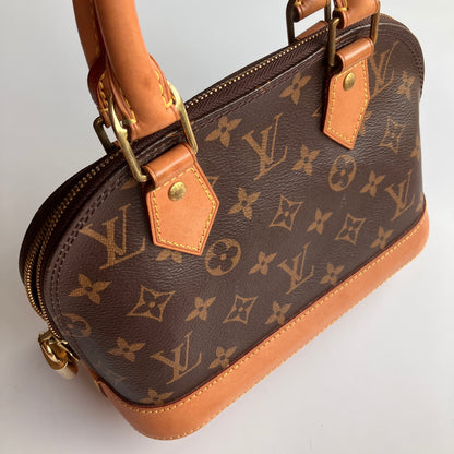 Louis Vuitton Alma BB Monogram Crossbody Bag