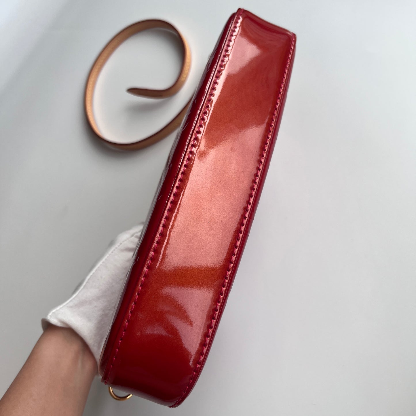 Louis Vuitton Red Vernis Pochette