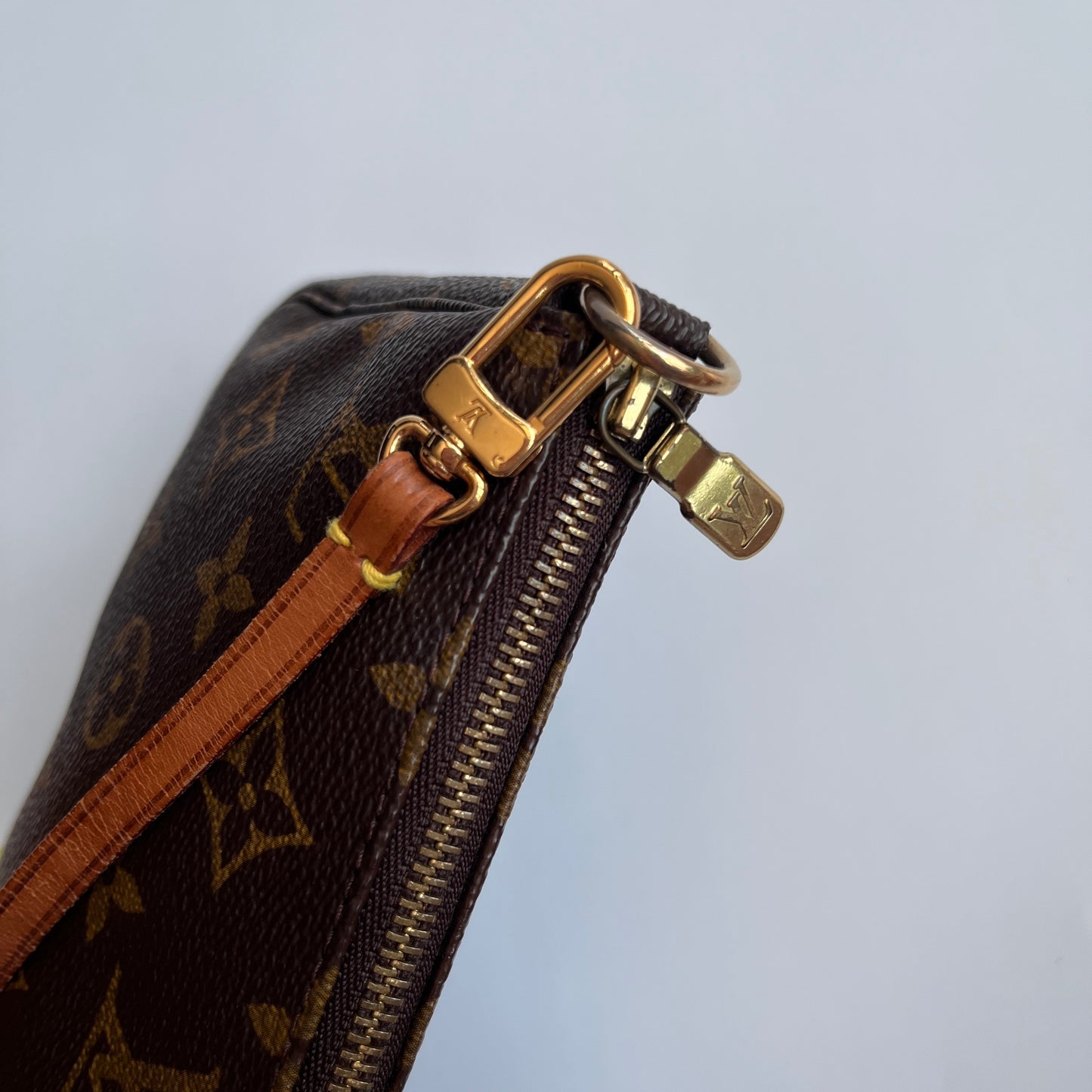 LV Vintage Monogram Pochette With Crossbody Strap