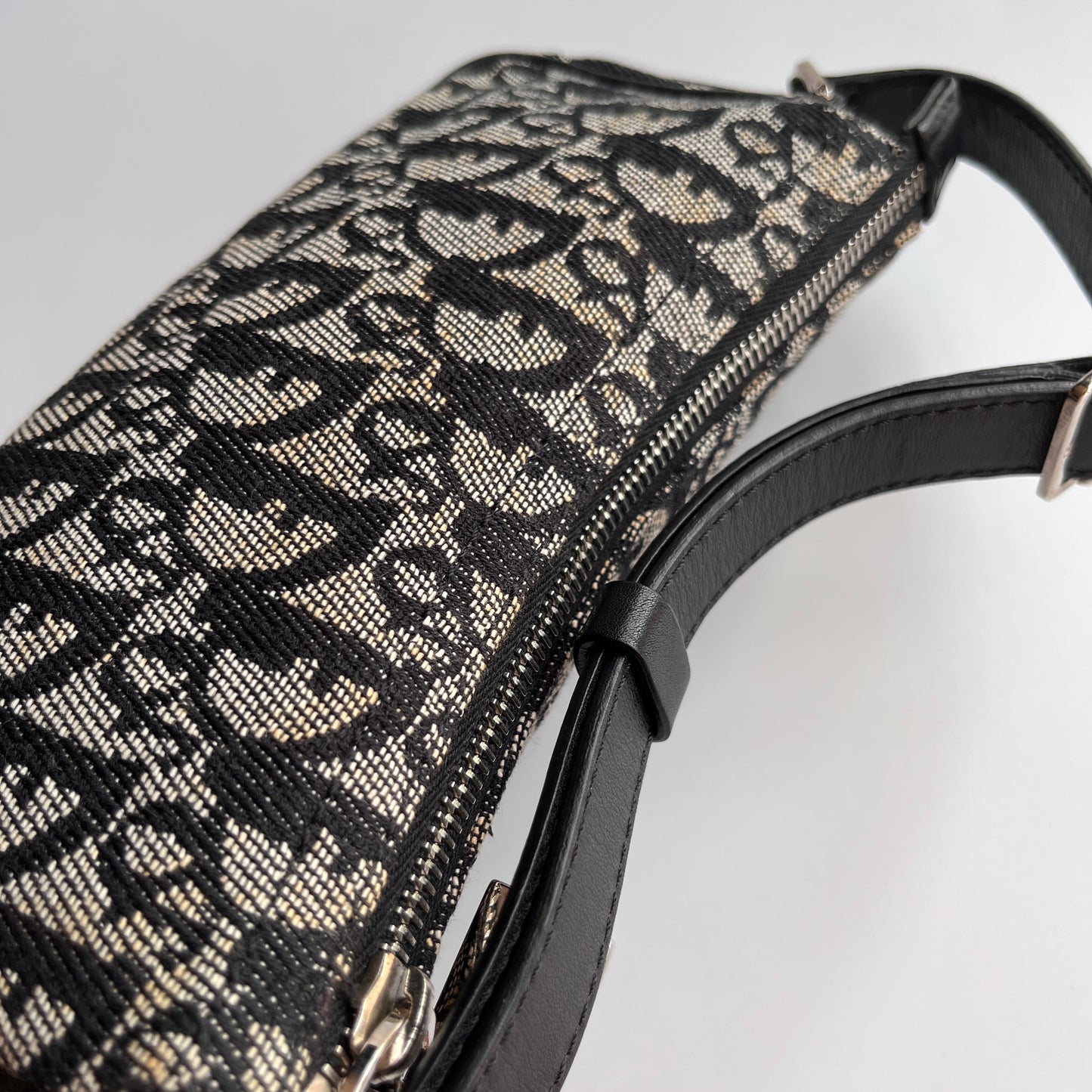 Christian Dior Vintage Oblique One Shoulder Pouch