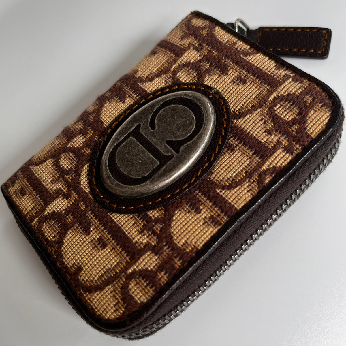 Dior Vintage Trotter Zipped Coin Purse