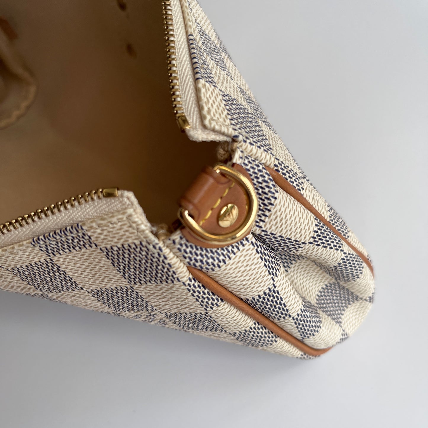 Louis Vuitton Eva PM Damier Azur Clutch/ Crossbody Bag