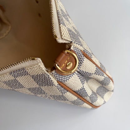 Louis Vuitton Eva PM Damier Azur Clutch/ Crossbody Bag