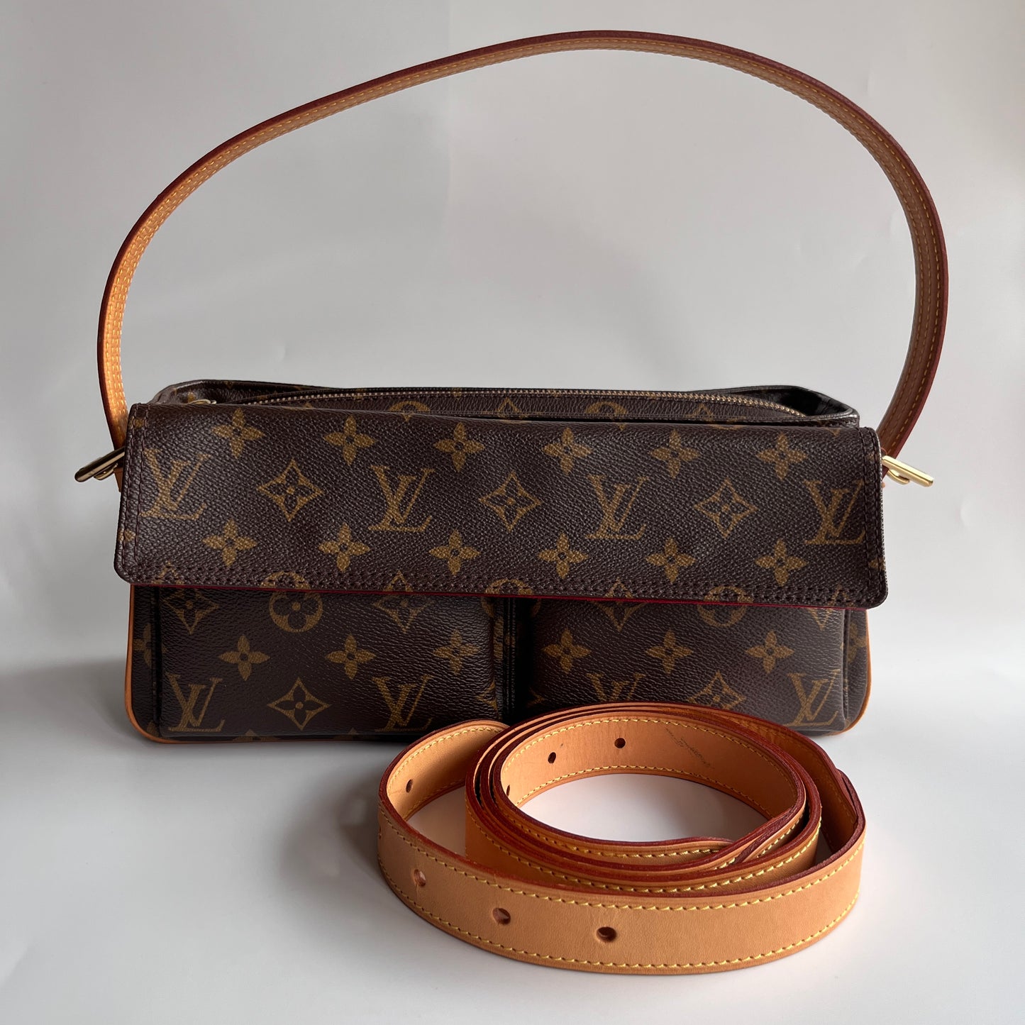 Louis Vuitton Viva Cite MM Crossbody Bag with 2 Straps