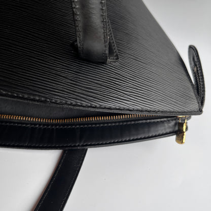 Louis Vuitton	Vintage Black Epi Saint Jacques GM Shoulder Bag