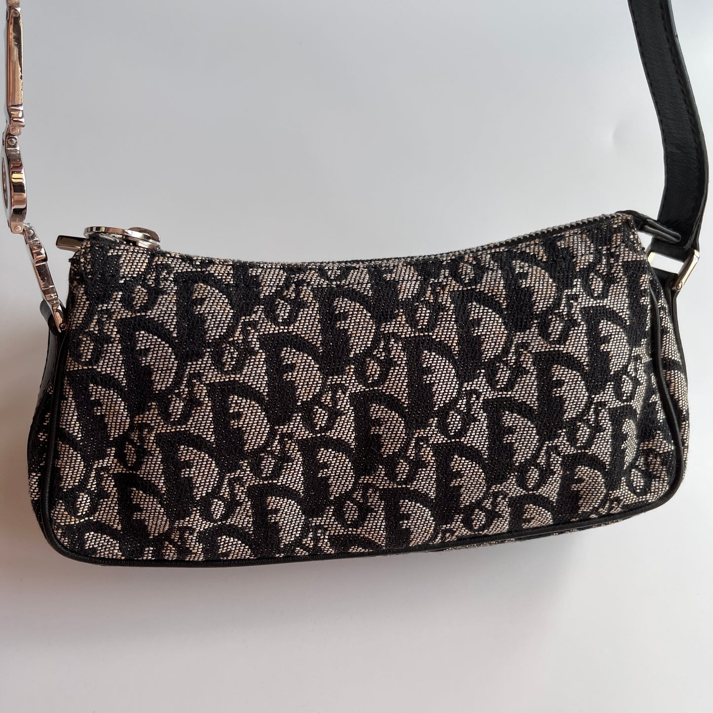 Christian Dior Vintage Oblique One Shoulder Pouch