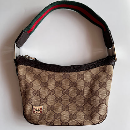 Gucci Vintage GG Canvas Pochette