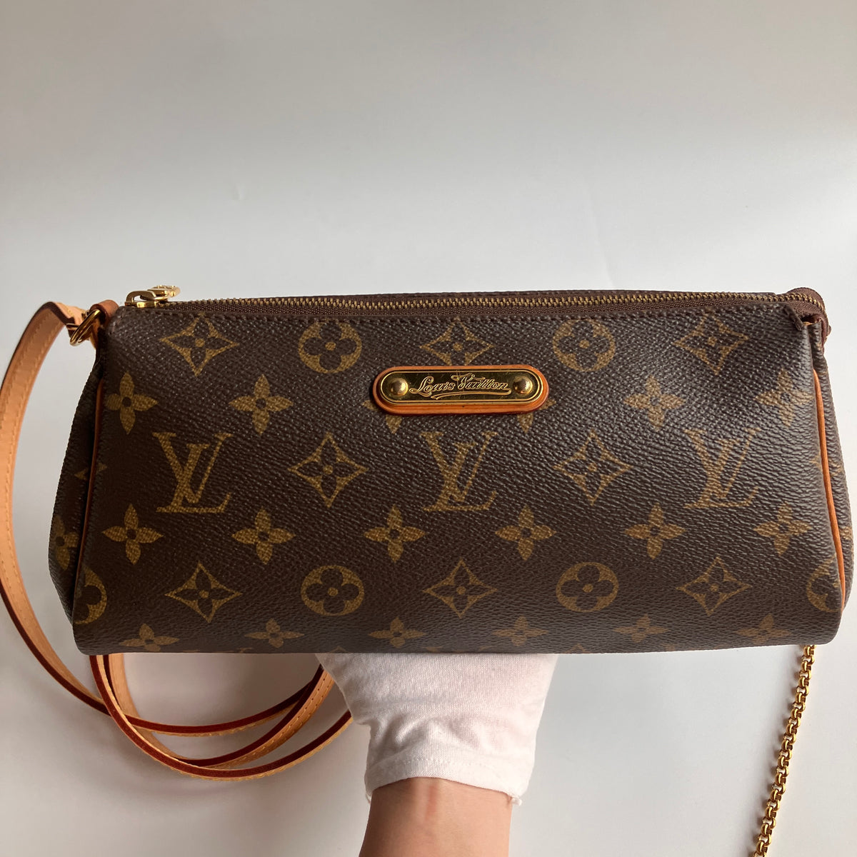 Louis Vuitton Eva PM Monogram Clutch/ Crossbody Bag