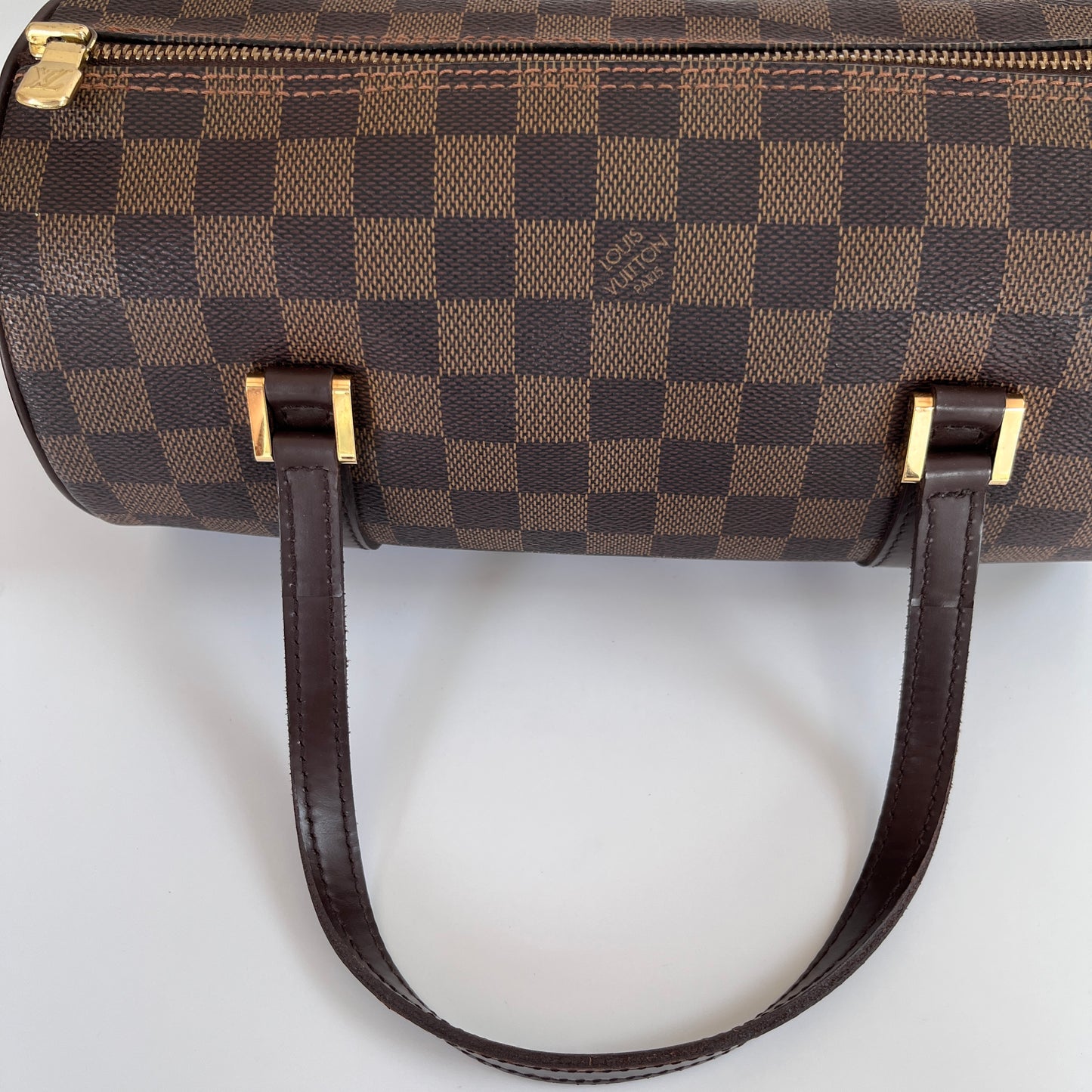 Louis Vuitton Papillon Damier Ebène 26 Top Handle Bag