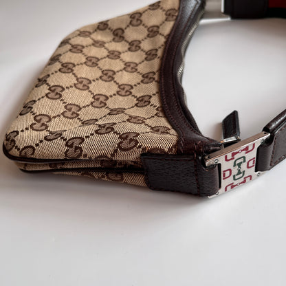 Gucci Vintage GG Canvas Pochette