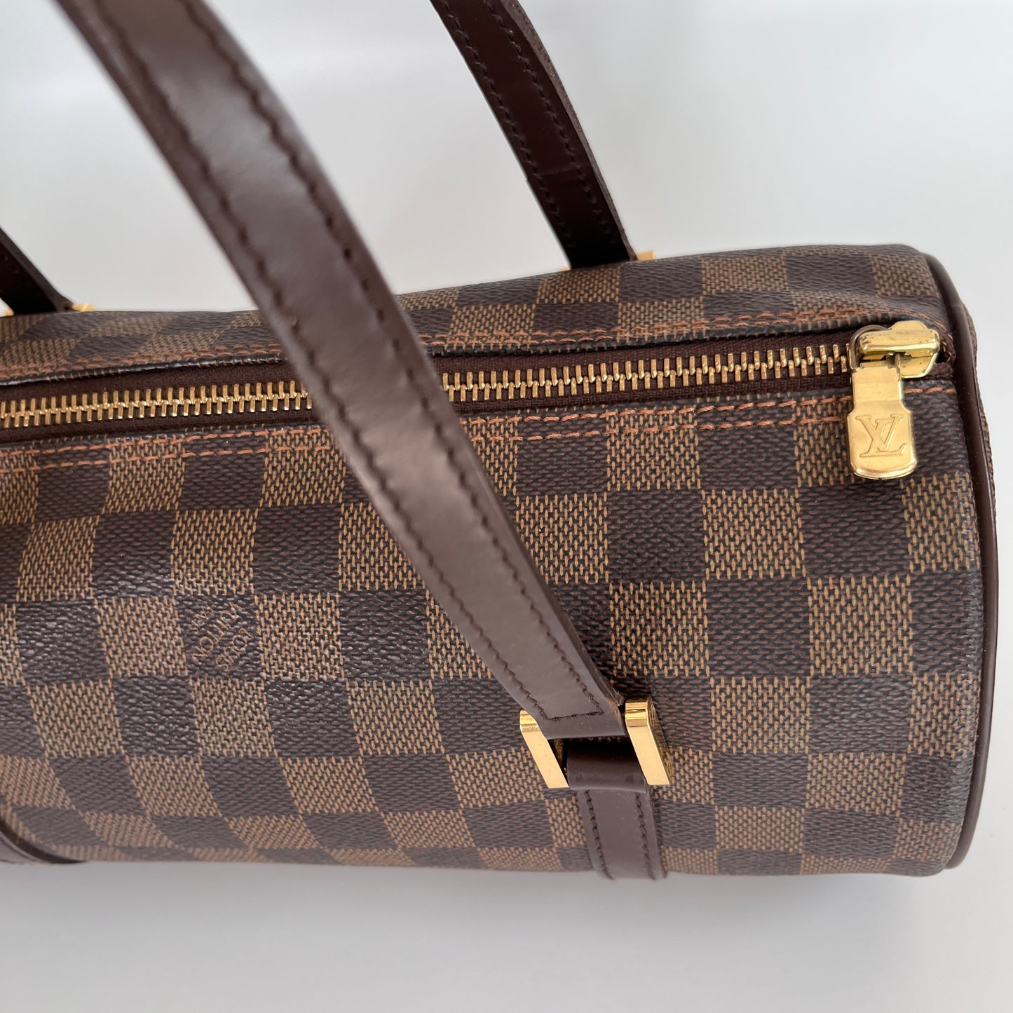 Louis Vuitton Papillon Damier Ebène 26 Top Handle Bag