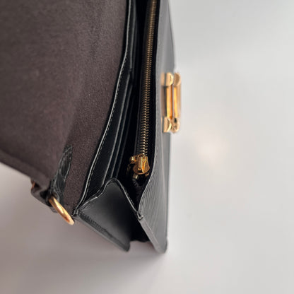 Louis Vuitton Black Epi Twist Wallet on Chain GHW RFID