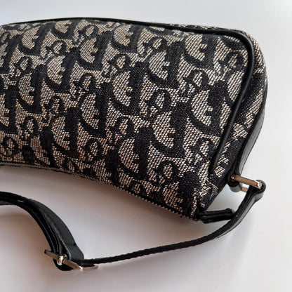 Christian Dior Vintage Oblique One Shoulder Pouch