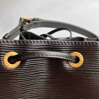 Louis Vuitton Vintage Petit Noé Black Epi Bucket Bag