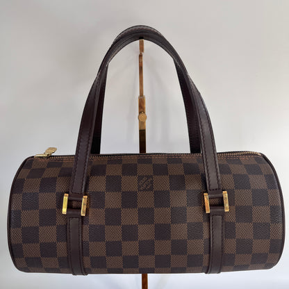 Louis Vuitton Papillon Damier Ebène 26 Top Handle Bag