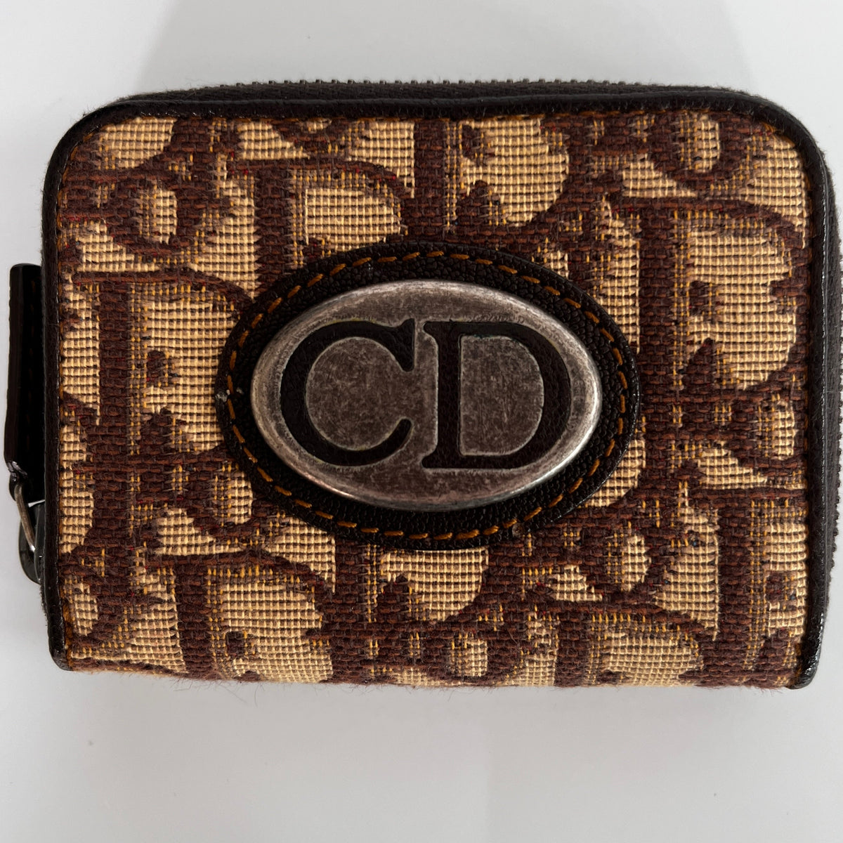Dior Vintage Trotter Zipped Coin Purse