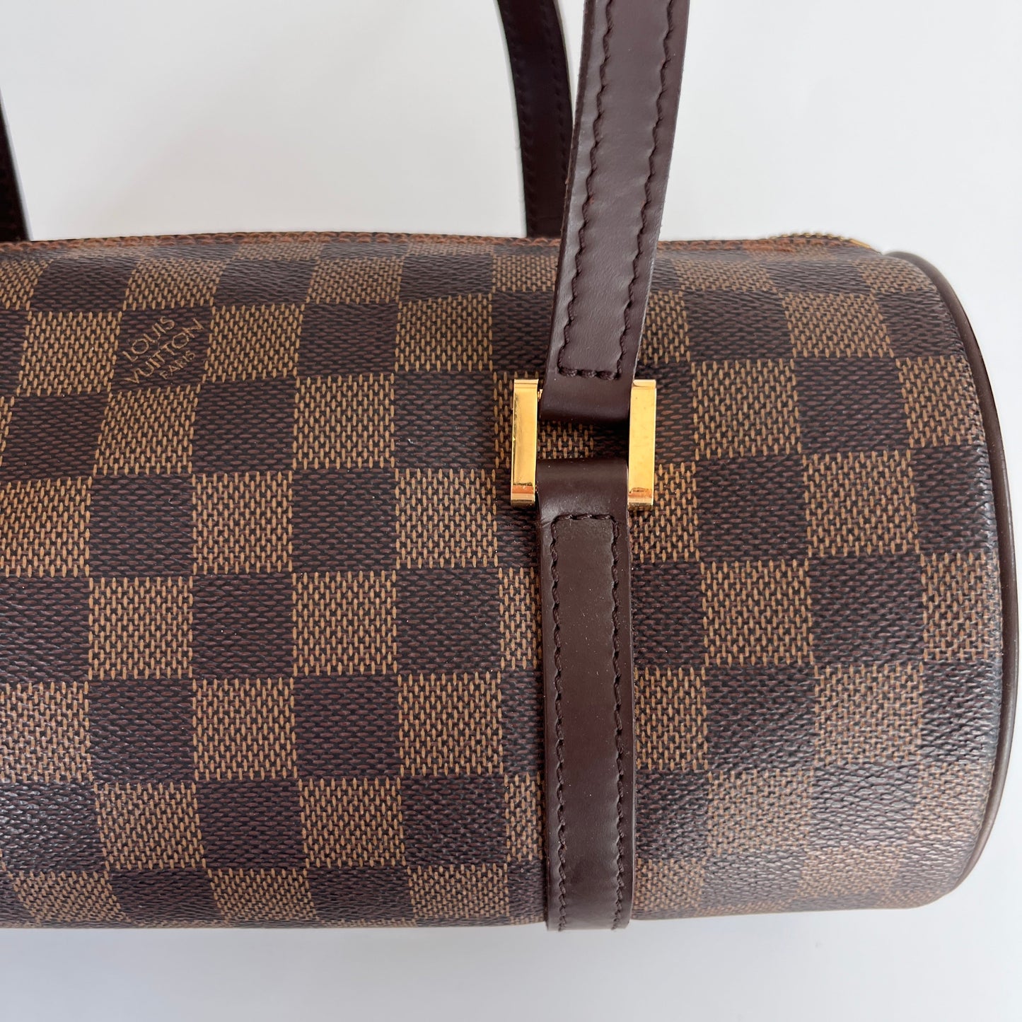 Louis Vuitton Papillon Damier Ebène 26 Top Handle Bag