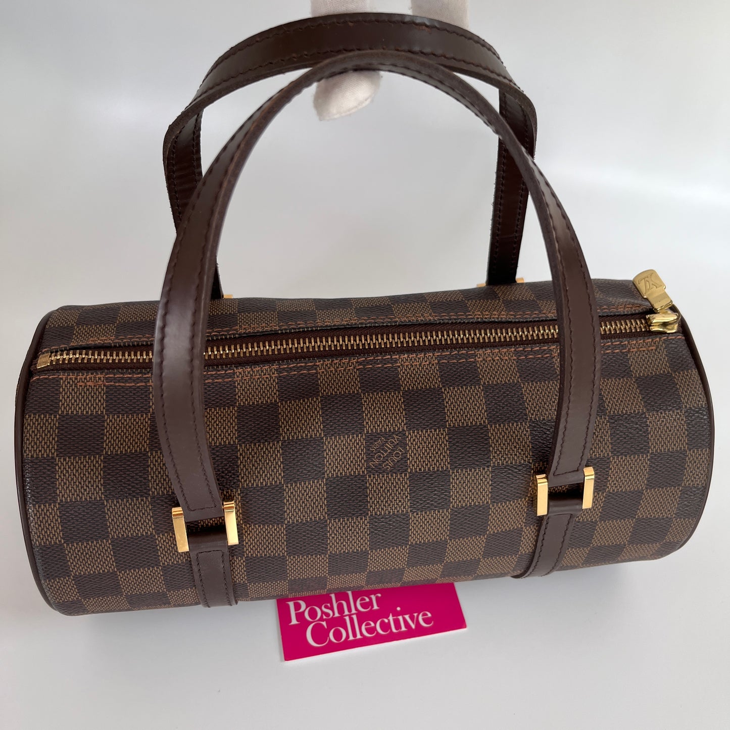 Louis Vuitton Papillon Damier Ebène 26 Top Handle Bag