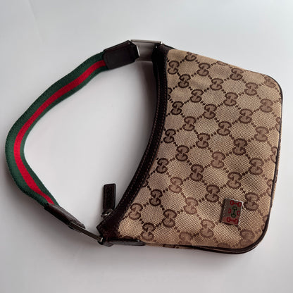 Gucci Vintage GG Canvas Pochette