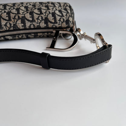 Christian Dior Vintage Oblique One Shoulder Pouch