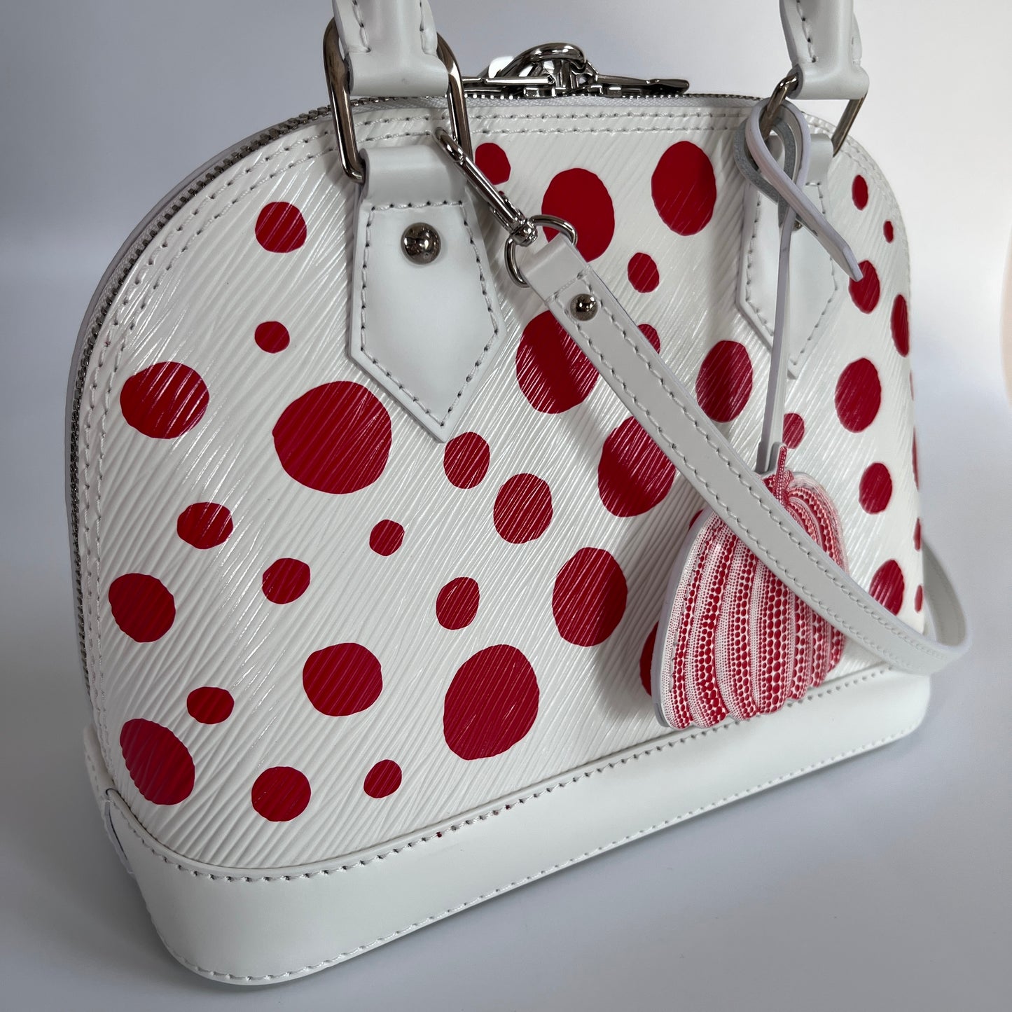 Louis Vuitton x Yayoi Kusama White Alma BB Epi