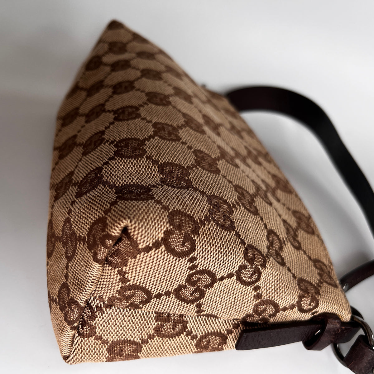 Gucci Vintage GG Canvas Small Pochette