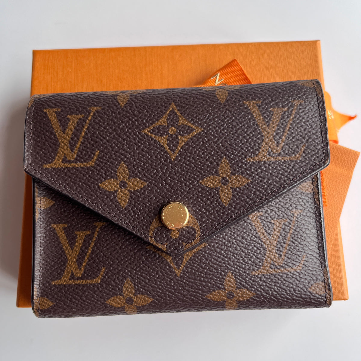 Louis Vuitton Victorine Monogram Coated Canvas Wallet RFID