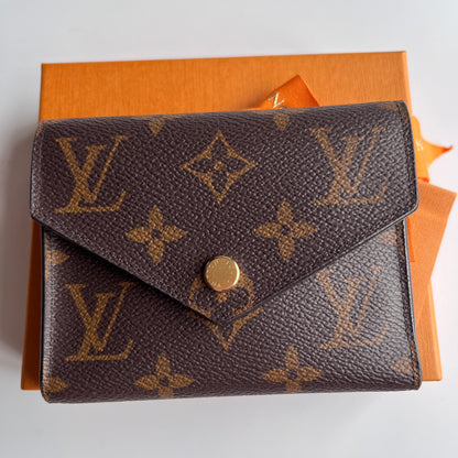 Louis Vuitton Victorine Monogram Coated Canvas Wallet RFID