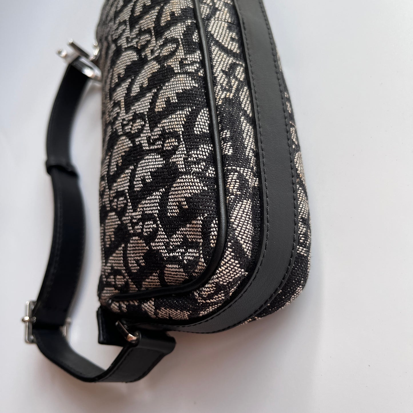 Christian Dior Vintage Oblique One Shoulder Pouch