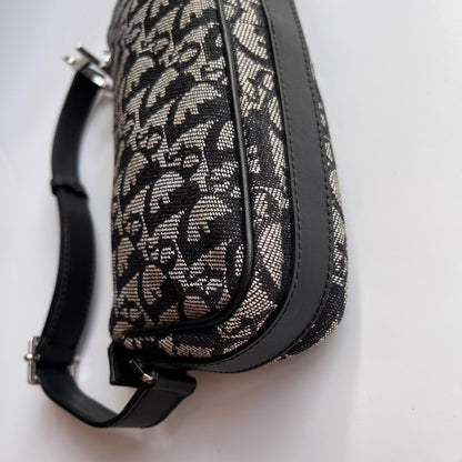 Christian Dior Vintage Oblique One Shoulder Pouch
