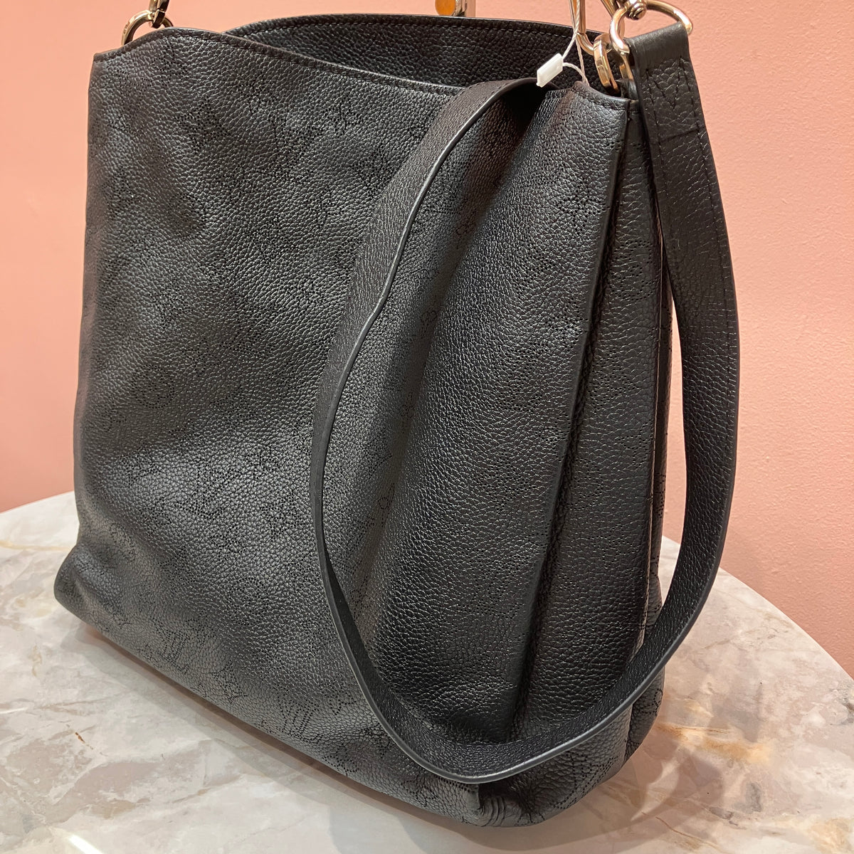 Louis Vuitton Mahina Babylone PM Black Tote 2Way Bag