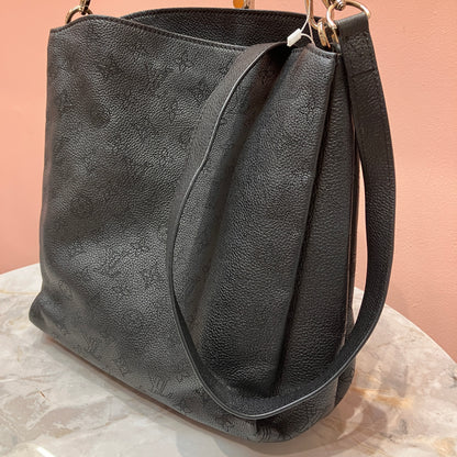 Louis Vuitton Mahina Babylone PM Black Tote 2Way Bag