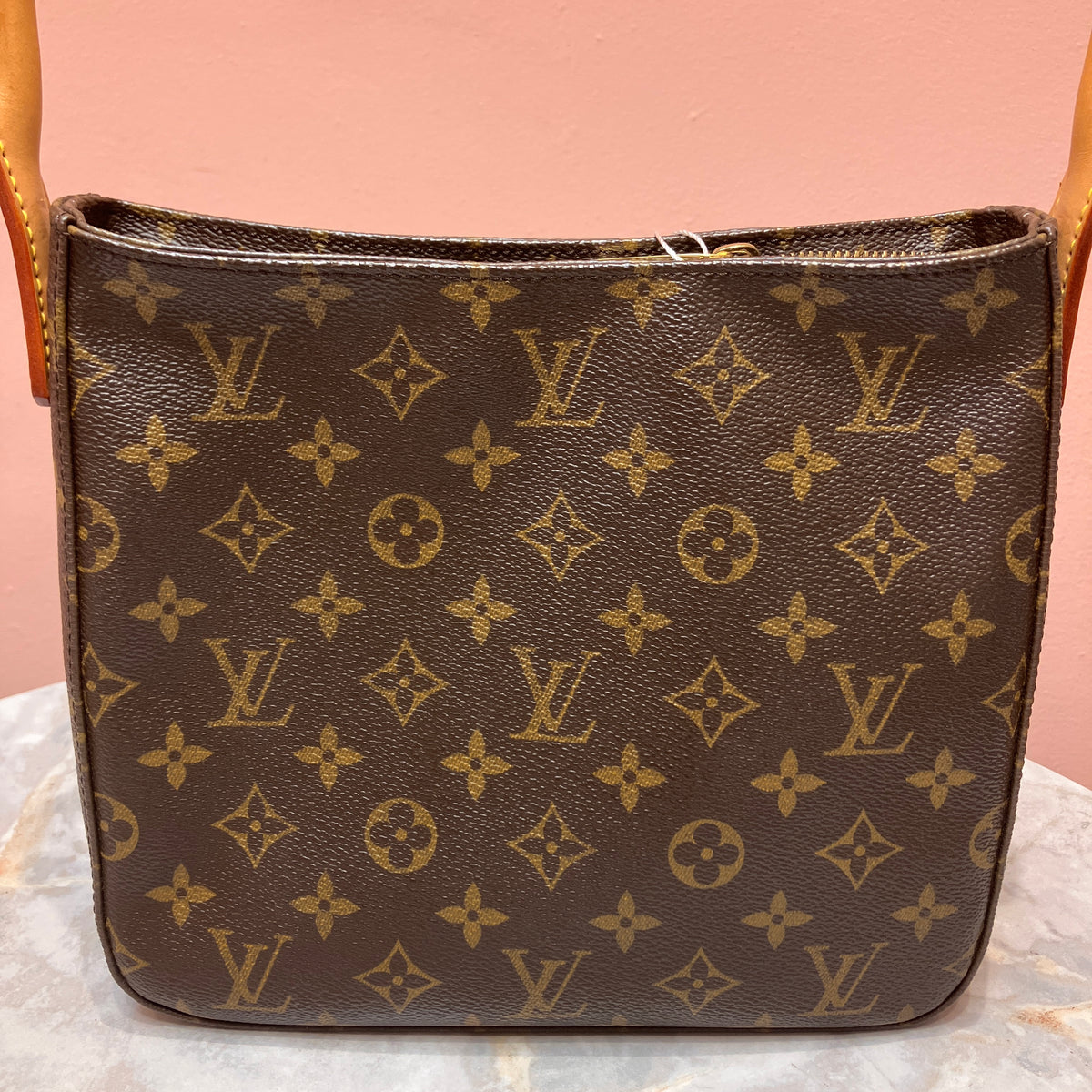 Louis Vuitton Vintage Looping MM Monogram Shoulder Bag