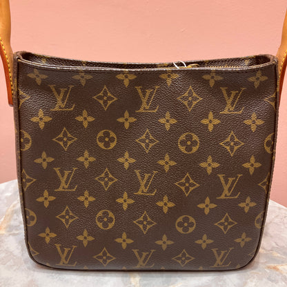 Louis Vuitton Vintage Looping MM Monogram Shoulder Bag