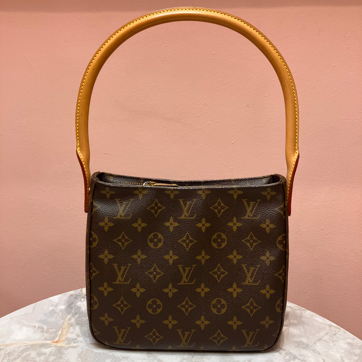 Louis Vuitton Vintage Looping MM Monogram Shoulder Bag