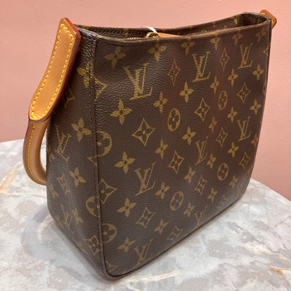 Louis Vuitton Vintage Looping MM Monogram Shoulder Bag