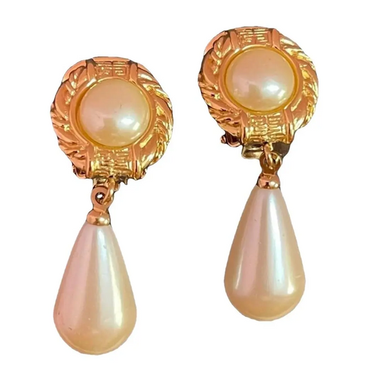 Givenchy vintage clip-on earrings