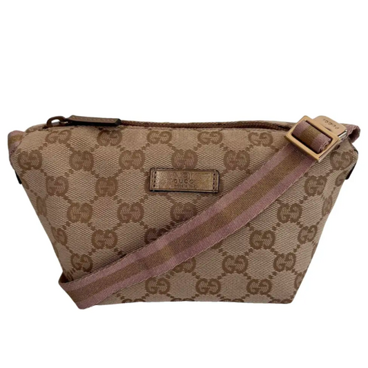 Gucci Boat GG Canvas Shoulder Bag