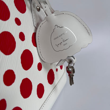 Louis Vuitton x Yayoi Kusama White Alma BB Epi
