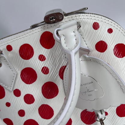 Louis Vuitton x Yayoi Kusama White Alma BB Epi