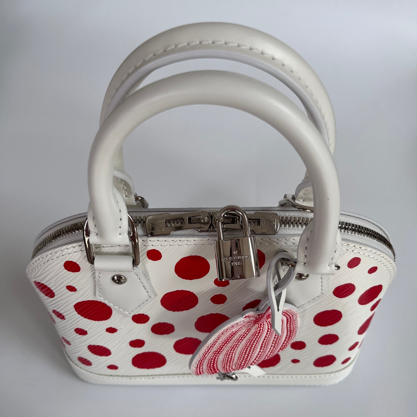 Louis Vuitton x Yayoi Kusama White Alma BB Epi