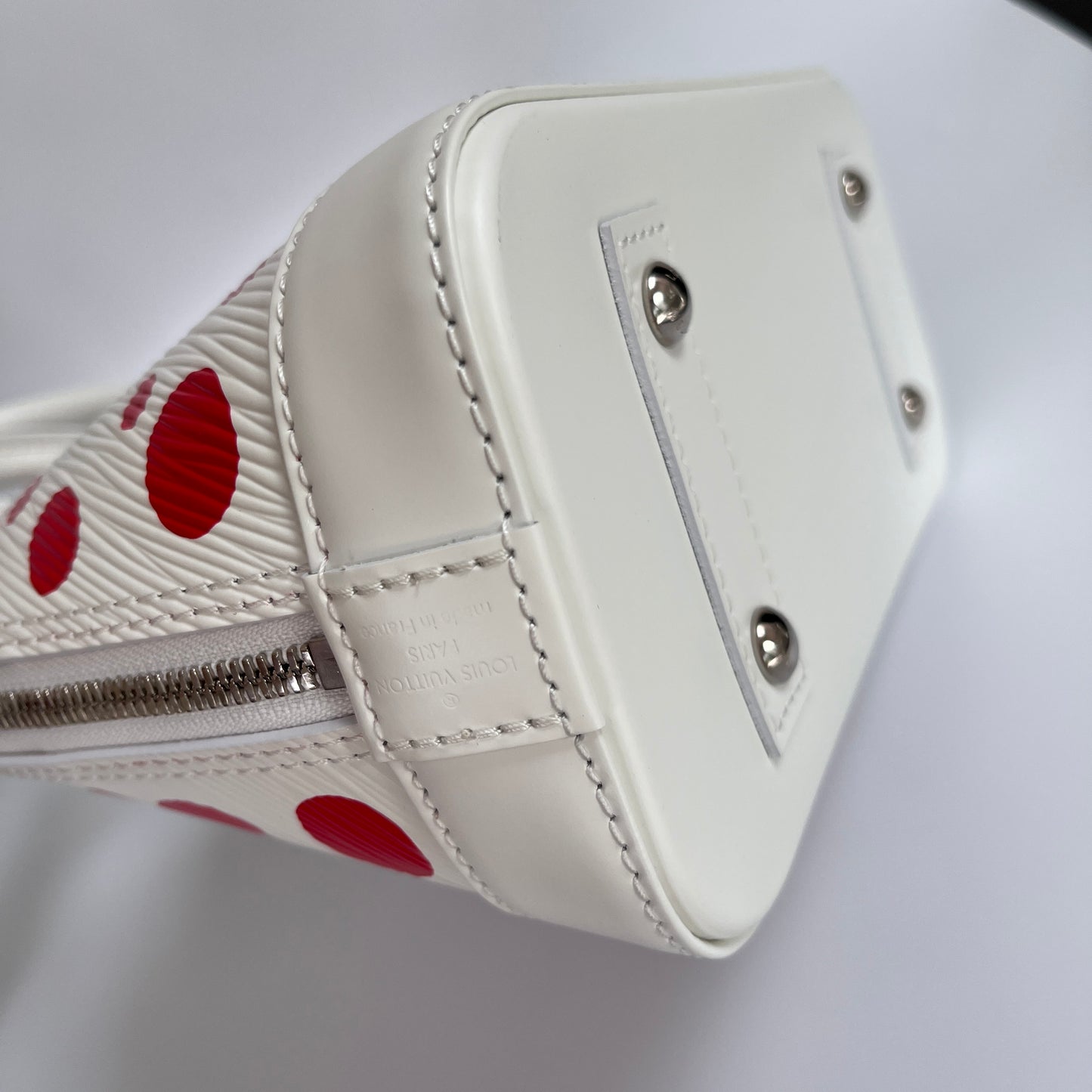 Louis Vuitton x Yayoi Kusama White Alma BB Epi