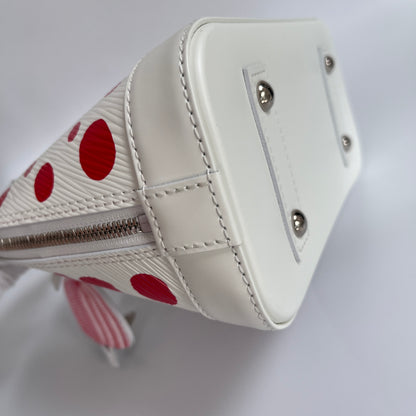 Louis Vuitton x Yayoi Kusama White Alma BB Epi