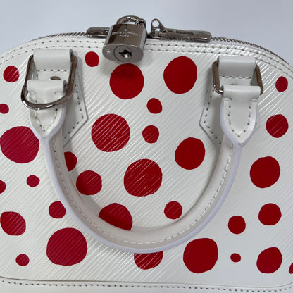 Louis Vuitton x Yayoi Kusama White Alma BB Epi