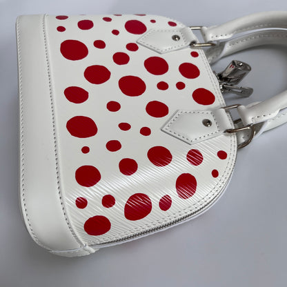 Louis Vuitton x Yayoi Kusama White Alma BB Epi